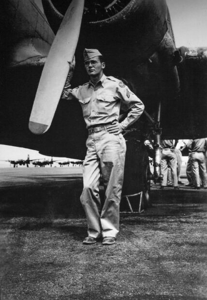 Robert Indiana at Hobbs Army Airfield in 1947-via Vertu Fine Art