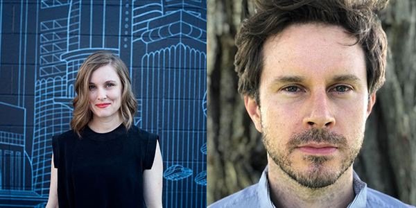 Kristen Renee Miller, left, and J. Bret Maney, winners of the Gulf Coast Prize in Translation, 2020