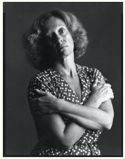 Barbara Rose, 1981. Photo: © Timothy Greenfield-Sanders, via Artforum Magazine.