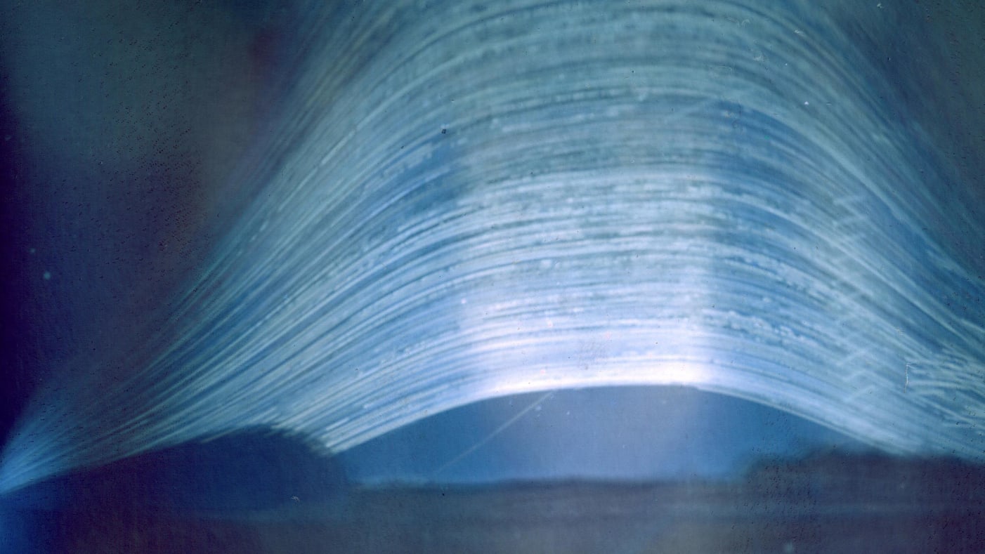 A long-exposure pinhole photograph by Regina Valkenborgh at Bayfordbury Observatory, North of London. Via CNN