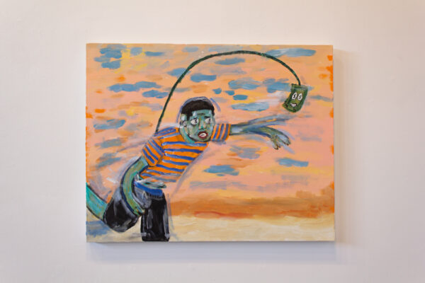 Brandon Thompson, "The Hustle Really Don't Stop", Oil on Canvas at Ro2 Gallery in Dallas