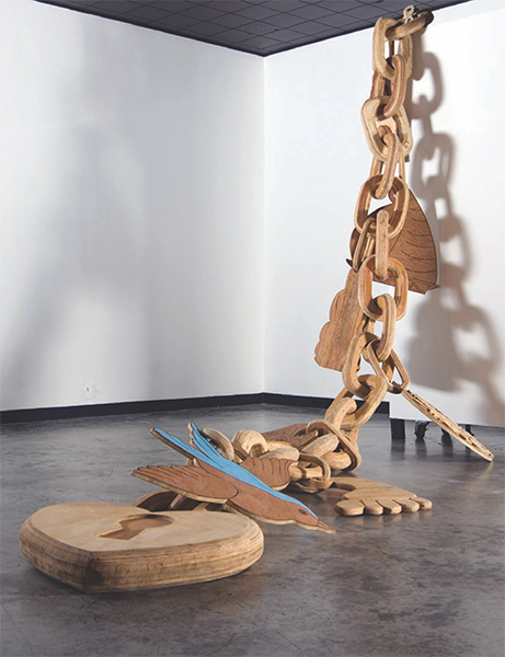 Charm-and-Weight,-2008.-Various-woods-and-paint,-19'-x-33',-Photo-credit-Shaune-Kolber