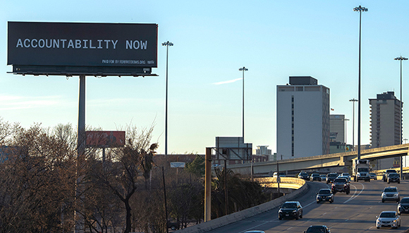 Accountability Billboard Houston