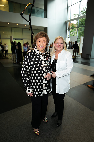 Edith Baker and Cathy Drennan at the DADA Awards