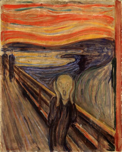 "The Scream," Edvard Munch, 1893