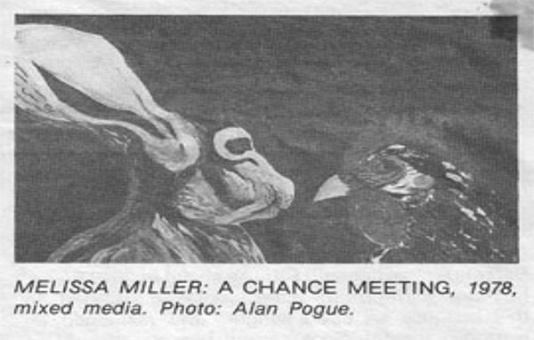 "A Chance Meeting," Melissa Miller, 1978.