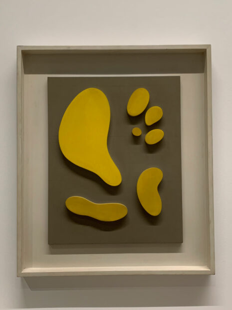 Jean Arp wall sculpture at the Kinder Building at the MFAH in Houston, Texas