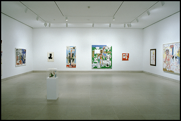 Dallas Collects Jean-Michel Basquiat, installation, January 31-March 28, 1993,