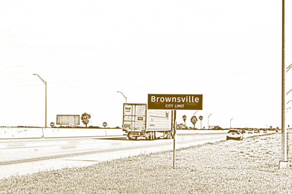 Ethel Shipton, The Valley - RGV: Brownsville, 2021. Archival digital prints on Hahnemühle German Etching Matte paper. 