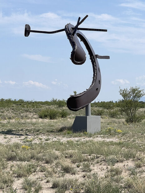 Claes Oldenburg and Coosje van Bruggen, Monument to the Last Horse, 1991. Permanent collection, the Chinati Foundation, Marfa, Texas