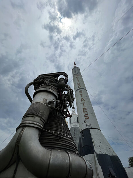Little Joe II unmanned launch vehicle, Johnson Space Center, Houston