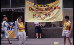 Protest at the Museum of Modern Art in New York City