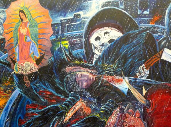 Painting by San Antonio artist Adan Hernandez