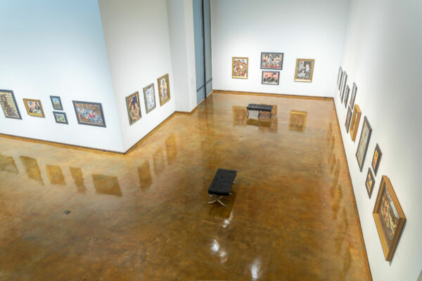 artist Julie Speed exhibition East of the Sun, West of the Moon at the Dishman Art Museum in Beaumont, TX