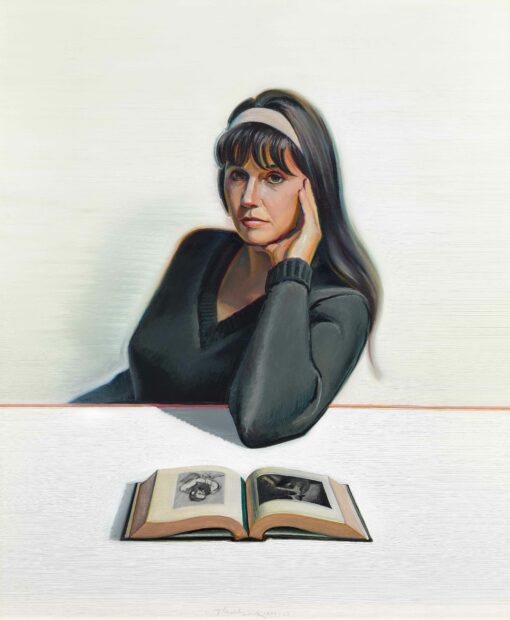 Portrait painting by artist Wayne Thiebaud