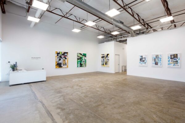 Installation view of the art show William Atkinson: Storm & Shelter at Erin Cluley Gallery in Dallas