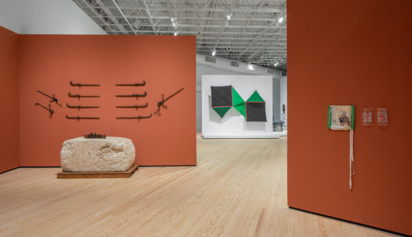 Installation view of The Dirty South- Contemporary Art, Material Culture, and the Sonic Impulse at CAMH