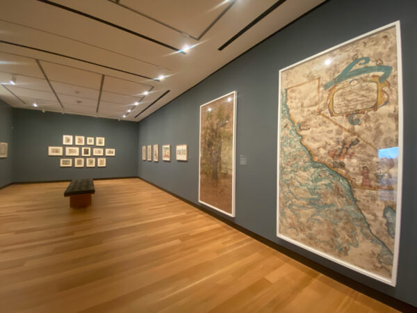 Installation view of the exhibition Sandy Rodriguez in Isolation at the Amon Carter Museum in Fort Worth