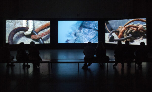 video art installation by artist Isaac Julien