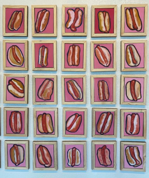 Kevin Christopher Clay, Nathan’s Hot Dog paintings