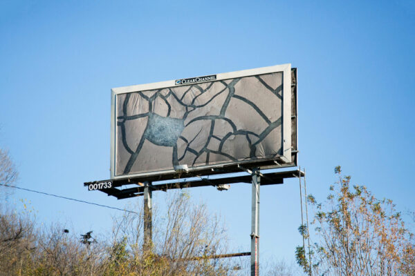 Billboard by Analise Minjarez for the Modern Art Museum of Fort Worth Modern Billings Project