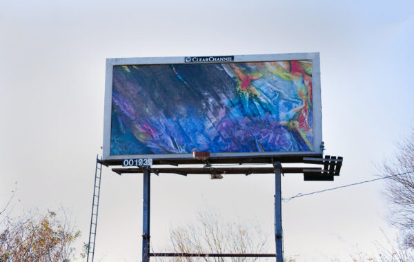 Billboard by Leslie Martinez for the Modern Art Museum of Fort Worth Modern Billings Project
