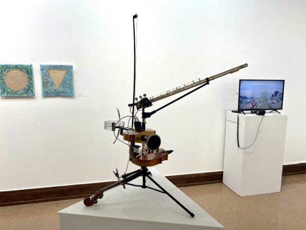 Installation view of various works in the El Paso Community College Faculty Exhibition
