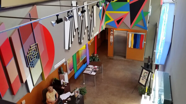 A photograph of the interior of the Museum of Geometric and MADI Art.