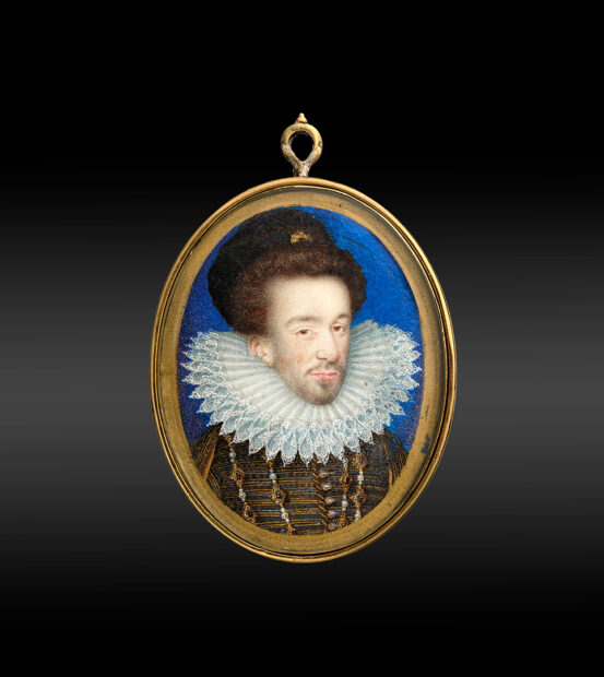A small portrait of Henri III, King of France completed in 1578.