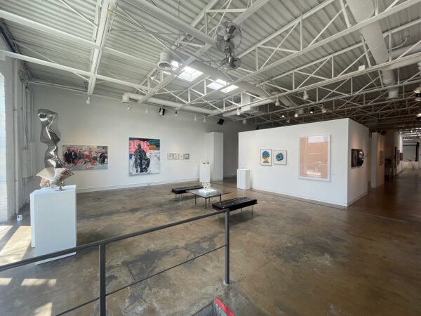 An installation image of a juried group exhibition on view at the Craighead Green Gallery in Dallas.