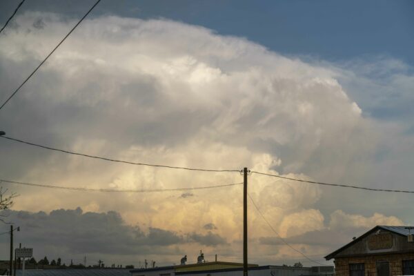 Clouds in the Texas desert