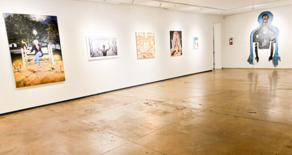 An installation image of Artspace111's 9th Annual Juried Exhibition.
