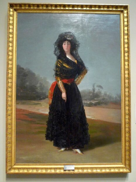 Photo of a painting by Goya