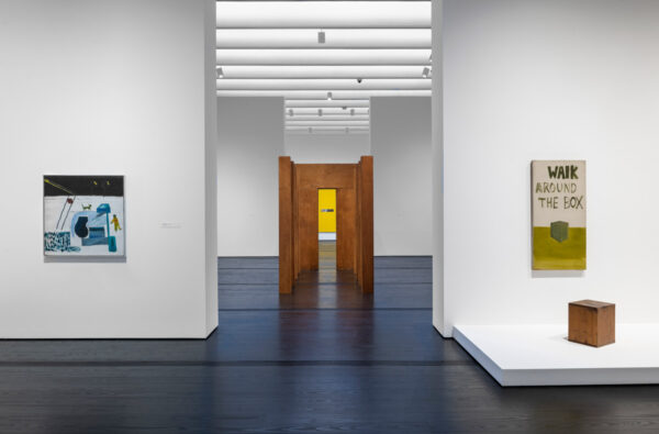 An installation image of works by Walter De Maria.