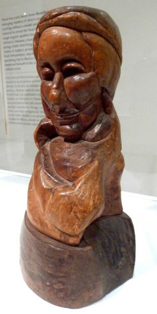 sculpture of a bust of a man