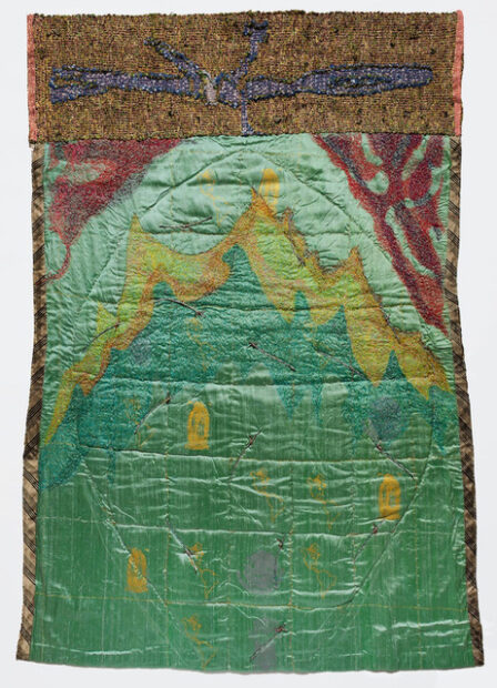 Fabric piece with a nopal