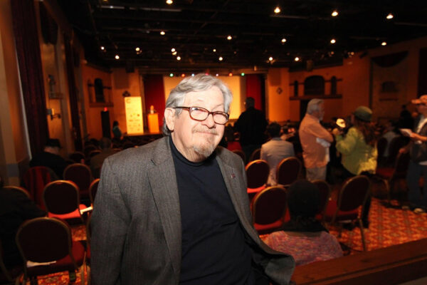 A photograph of Pedro Rodriguez at an event hosted at the Guadalupe Cultural Arts Center.