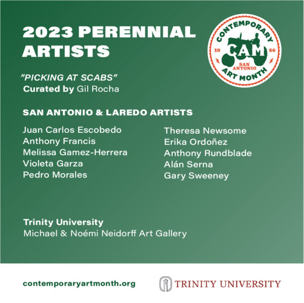An ad for the 2023 CAM Perennial in San Antonio, Texas.