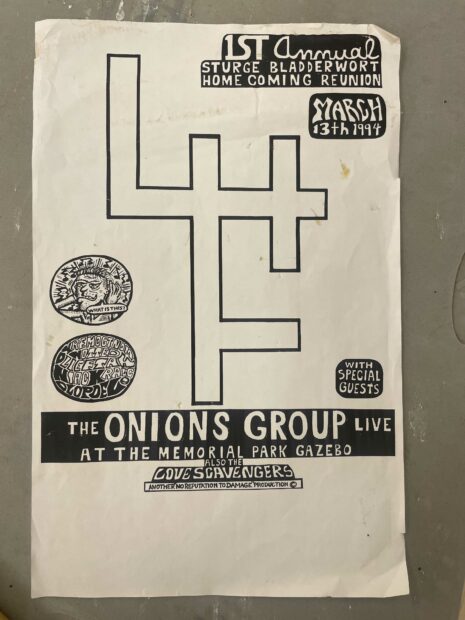 Flyer of a band poster