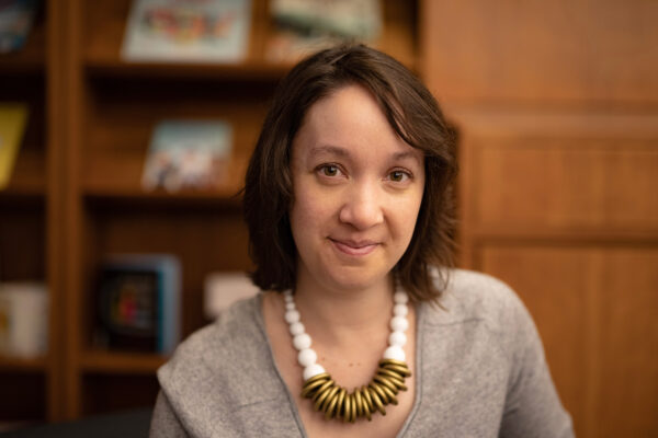 A headshot of curator Dr. Kristen Gaylord.