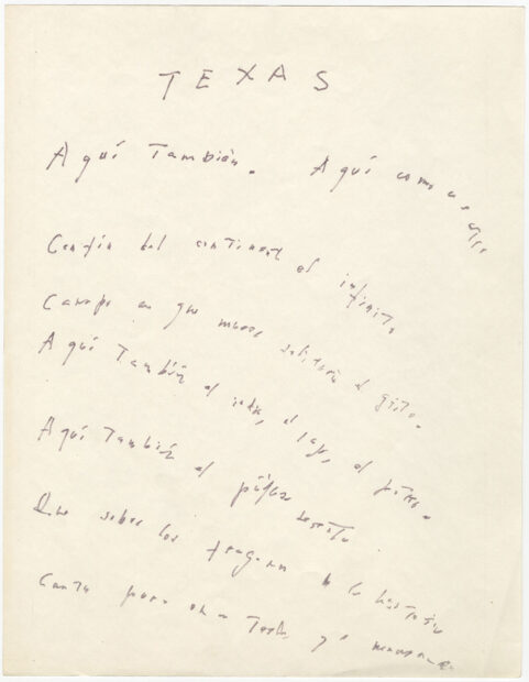 A scanned handwritten page with text by Jorge Luis Borges.