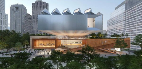 A concept design for the redesign of the Dallas Museum of Art by Diller Scofidio + Renfro.