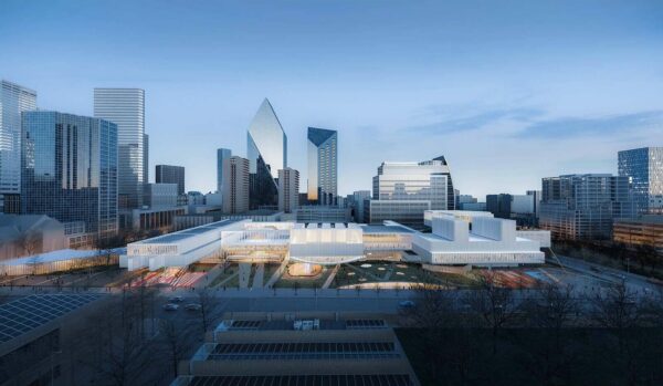 A concept design for the redesign of the Dallas Museum of Art by Michael Maltzan Architecture.