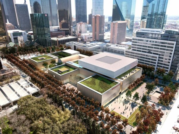 A concept design for the redesign of the Dallas Museum of Art by Nieto Sobejano Arquitectos.