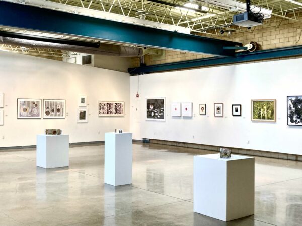 Installation view of an exhibition at LHUCA Lubbock