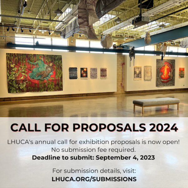 A designed graphic promoting LHUCA's 2024 call for proposals.