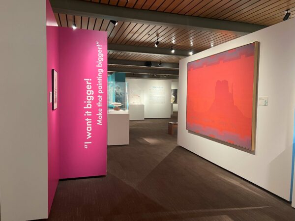 Installation view of Southwest Rising on view at the Briscoe Museum of Art