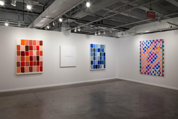 An installation image of Meliksetian | Briggs at the Dallas Art Fair.