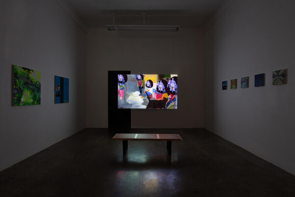 An installation image of works by Yifan Jiang.