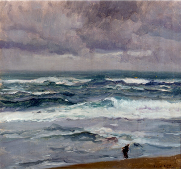A painting of an ocean scene by Joaquín Sorolla y Bastida.